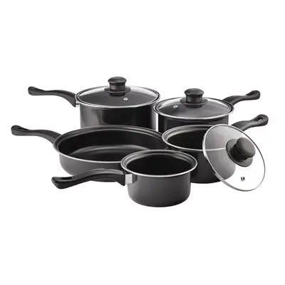 5Pcs Non Stick Cookware Kitchen Induction With Lids Saucepan Set P105