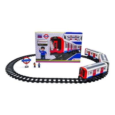 Officially Licensed London Underground Stock Train Brick Set - CityBrix Buildable Model Toy for 