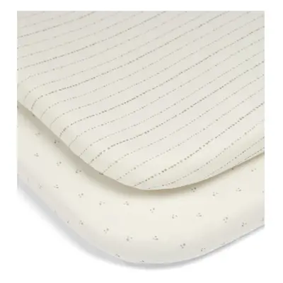 2 Universal Crib Fitted Sheets, Oatmeal