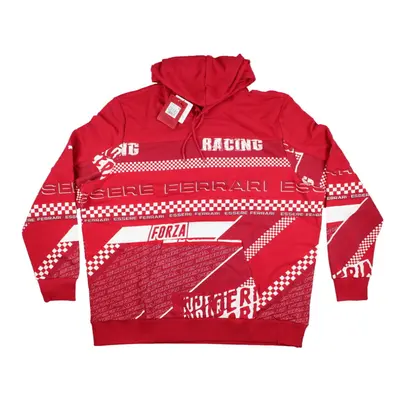 (XXL) Ferrari Fanwear Graphic Hoodie (Red)