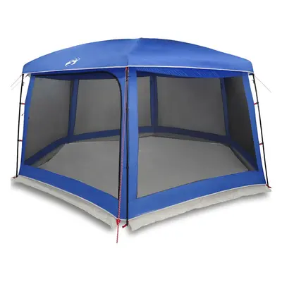 (azure blue, x cm) vidaXL Pool Tent with Removable Fly & Mesh Walls Azure Blue 618x532 cm