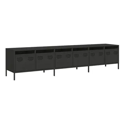 (black) vidaXL TV Cabinet Pink 202x39x43.5 cm Cold-rolled Steel TV stand TV sideboard