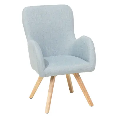 Armchair BJARN Fabric Light Blue