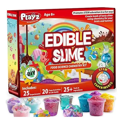 Playz Edible Slime Candy Making Science Kit for Kids Ages Years O