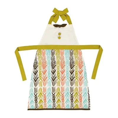 26 x in. Feather Ikat Apron, Multi Color - Pack of