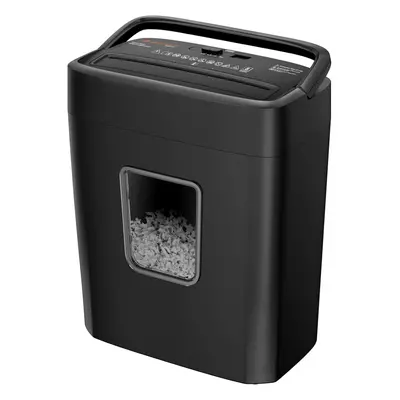 (8 Sheet - Cross Cut) Micro Shredder, Sheet, P-4, Home Use Shredder, Shreds Credit Cards/Staples