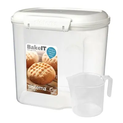 BAKE IT Food Storage Container + Measuring Cup | 2.4 Food Pantry Storage Container | BPA-Free | 