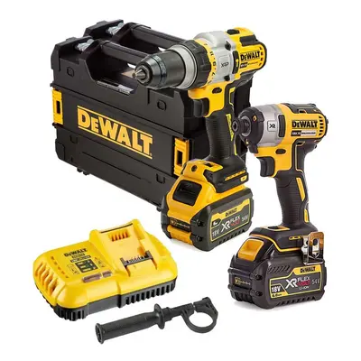 DeWalt 18v XR FlexVolt Advantage High Power Set - DCD999N Combi Drill + DCF887N