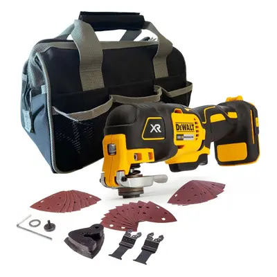 Dewalt DCS355N 18v XR Brushless Oscillating Multi Tool Bare + Accessories Bag