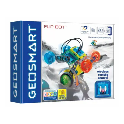 GeoSmart Flip Bot With Wireless Remote Control Magnetic Play PCs Ages Years+