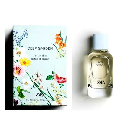 Zara Deep Garden Women ml 3.4 Oz Eau De Parfum Edp Spray New & Sealed