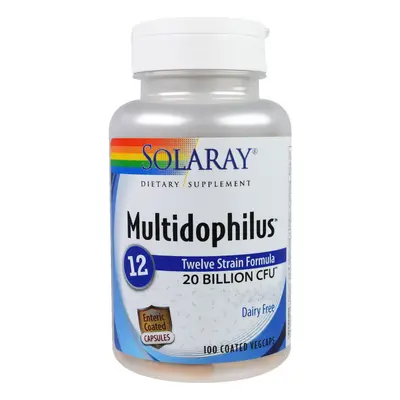 Solaray, Multidophilus 12, Billion CFU, Coated Vegcaps