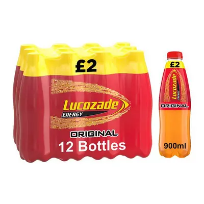 Lucozade Energy Drink Original 900ml (Case of x 900ml)