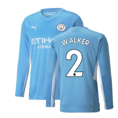 (3XL) Man City Long Sleeve Home Shirt (WALKER 2)