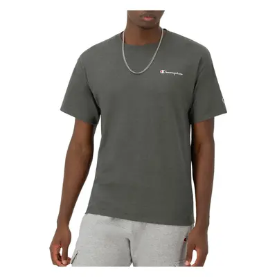 Champion Mens T-shirt Cotton Midweight Crewneck Tee For Men Script Reg. Or Big & Tall Granite He