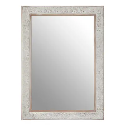 Premier Housewares Rectangular Wall Mirror/ Classic Mirrors For Bathroom / Bedroom / Garden Wall