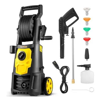 Vevor DDG165GPM110V27HDV1 Electric Pressure Washer, PSI, Max 1.65 GPM Power Washer with ft Hose 