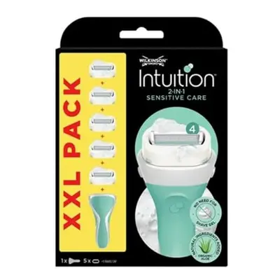 Intuition Sensitive Care Women's Razor + Replacement Blades