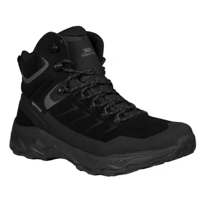 (11 UK, Black) Trespass Mens Dean Suede Waterproof Walking Boots