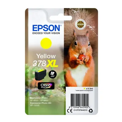 Epson C13T37944010 (378XL) Ink cartridge yellow, pages, 9ml