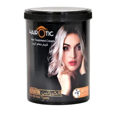 Hair Otic Botox Hair Treatment Cream with Keratin 1000ml | Manageable & Shinier Hair | Frizz Con