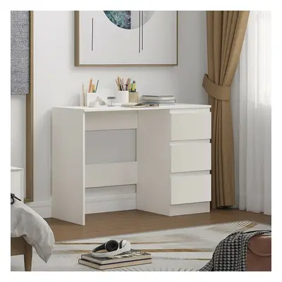 (Matt White, DRESSING TABLE) Modern Stylish Chest Of Drawers and Wardrobes