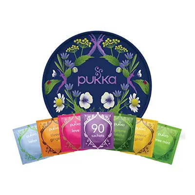 Pukka Herbs | Workday Wellness Herbal Tea| Organic | Eco-Friendly Gift | Flavours | Sachets