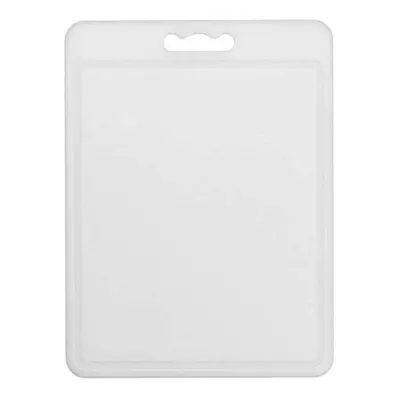 Chef Aid Large White Poly Chopping Board, multipurpose anti-slip surface, easy clean and dishwas