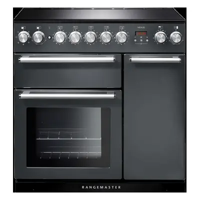 Rangemaster Nexus NEX90EISL/C 90cm Electric Range Cooker with Induction Hob - Slate