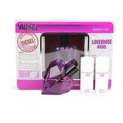 Diesel Loverdose Pcs Set: 1.7 Edp Sp + 1.7 Shower Gel + 1.7 Body Lotion