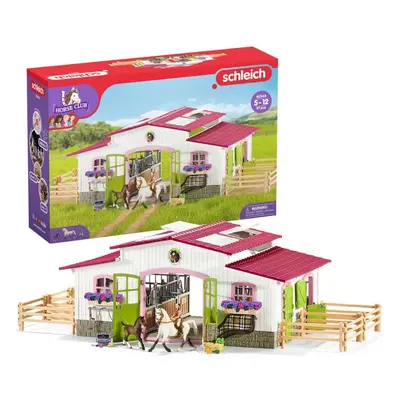 Schleich Horse Club Gifts for Girls and Boys Riding Center with Rider and Toys Stable Set with p