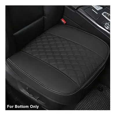 BLACK PANTHER Car Seat Cover PU Leather,Full Wrapping Edge,Protector for Front Seat Bottom (5352