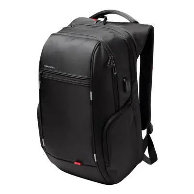 (black, 17.3 inch) Kingsons Men Women Backpack 15.6/17.3 Inch Laptop Bag Female Male Waterproof 