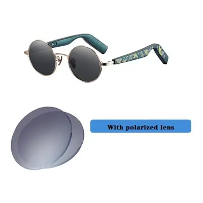 (as the picture, With polarized) China Dragon Style Bluetooth Talk Smart Audio Glasses Music Tws