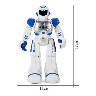 (blue, cm) Space Warfare Remote Control Robot Intelligent Gesture Sensing Singing Dancing Robot 