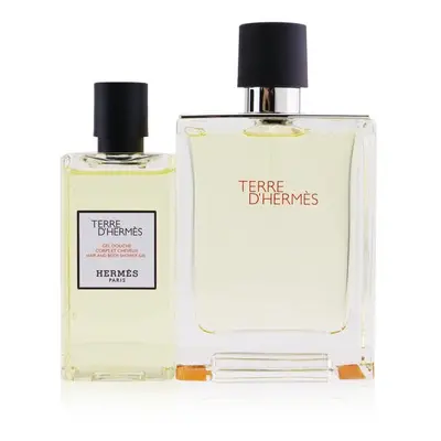 Terre D'hermes Coffret: Eau De Toilette Spray 100ml/3.3oz + Hair And Body Shower Gel 80ml/2.7oz 