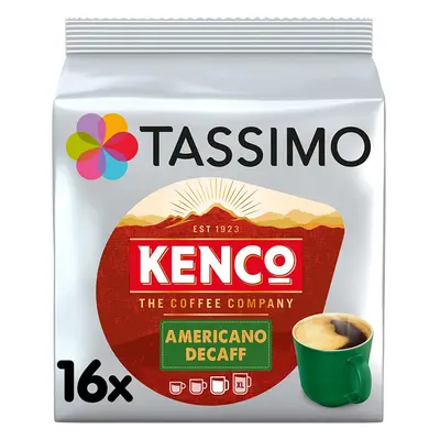 Tassimo Kenco Americano Decaf Coffee Pods (Pack of 5, Total Coffee Capsules)