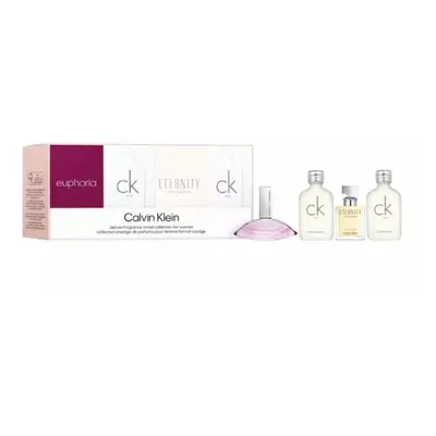 Calvin Klein (L) Mini X Ck One EDT 10ml + Euphoria EDP 5ml + Eternity EDP 5ml