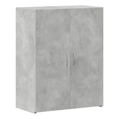 vidaXL File Cabinet File Storage Filing Cabinet Concrete Grey Engineered Wood