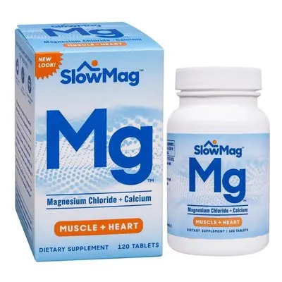 SlowMag Mg Muscle & Heart Magnesium Chloride and Calcium, Ct