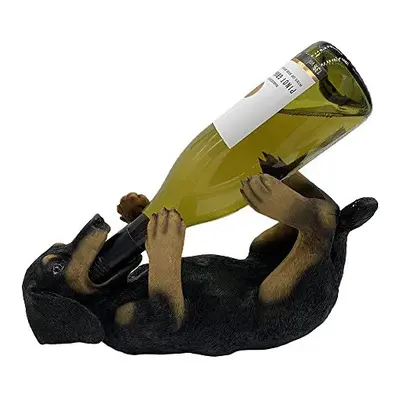 G&H Decor - Adorable 34cm Dachshund Wine Bottle Holder Figure - Home Decor Figurine with Amazing