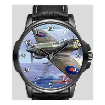 Spitfire Retro World War Fighter Plane Unique Beautiful Wrist Watch Fast Post