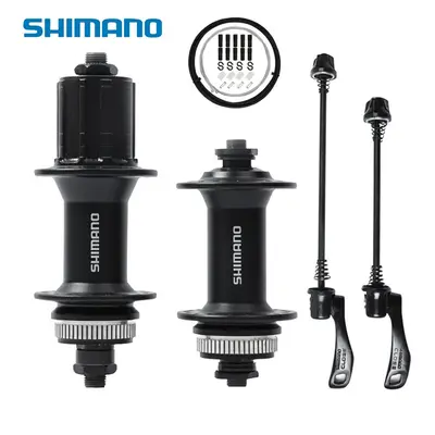 SHIMANO New M4050 36h Front and back pair 6-Bolt Disc Hub Black