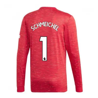 (M) Man Utd Adidas Home Long Sleeve Shirt (SCHMEICHEL 1)