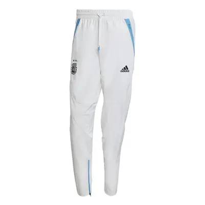 (XL) Argentina Game Day Travel Bottoms (White)