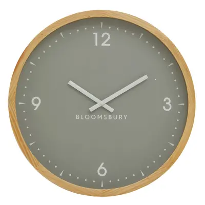 Understated Design Of Our Grey Wall Clock, Stylish Big Clock, Compact Lightweight Clock For Outd