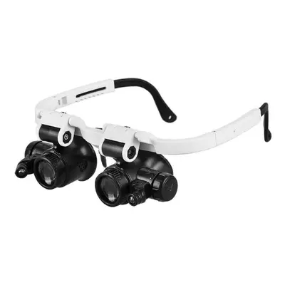 8X/15X/23X Mini Foldable Magnifier With LED Light Stand Optical Instruments