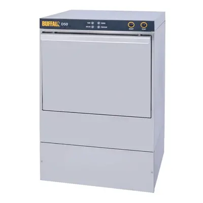 Buffalo 500mm Commercial Dishwasher with Drain Pump D50