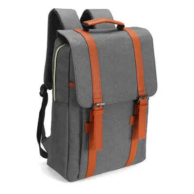 (Grey) Outdoor Travel Backpack Waterproof Nylon School Bag Large Laptop Bag Unisex Business Bag