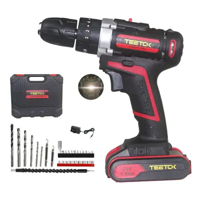 3in1 Cordless Combi Drill Impact Driver Screwdriver Hammer Li-Ion 21V